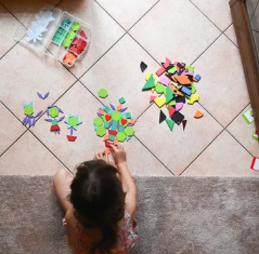 In-home speech therapy session